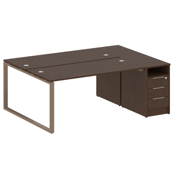 Рабочая станция Metal System Style БО.РС-СТП-2.4 2012x1475x750 (Венге Цаво/Мокко металл) Рабочая станция Metal System Style БО.РС-СТП-2.4 2012x1475x750 (Венге Цаво/Мокко металл)