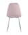 Стул Валенсия велюр розовый хромированные ножки (Стул Валенсия розовый)