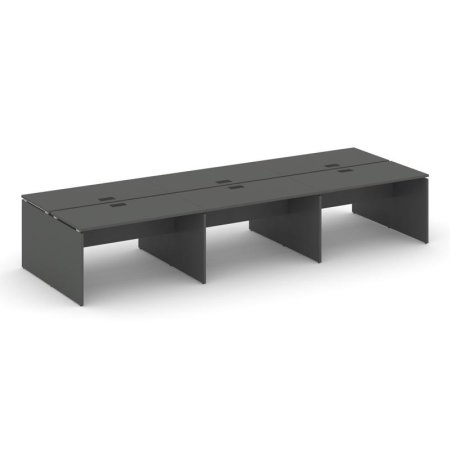 Рабочая станция 2-х сторонняя SN-D.DRS-082 (3540х1632х750) (Антрацит)
