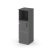Шкаф средний узкий SN.STU-202(L) (400х400х1203) (Антрацит/Тиквуд Светлый/Прозрачный) Шкаф средний узкий SN.STU-202(L) (400х400х1203) (Антрацит/Тиквуд Светлый/Прозрачный)