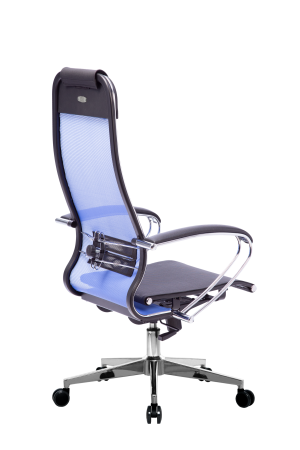 Кресло для руководителя Метта МЕТТА-4(MPRU)/подл.131/осн.004 (Васильковый)