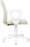 Кресло CH-W327 слоновая кость OR-10 эко.кожа крестов. пластик пластик белый (Слоновая кость)