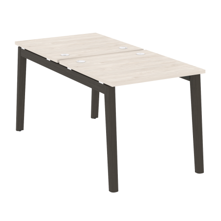 Рабочая станция на деревянных опорах Onix Wood OW.D.RS-2.0.8 780x1635x750 (Денвер Светлый/Дуб Темный)