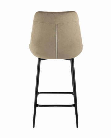 Стул полубарный Флекс велюр капучино (Стул полубарный Флекс капучино)
