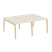 Рабочая станция на деревянных опорах Onix Wood OW.D.RS-4.1.7 1960x1475x750 (Тиквуд Светлый/Дуб Темный) Рабочая станция на деревянных опорах Onix Wood OW.D.RS-4.1.7 1960x1475x750 (Тиквуд Светлый/Дуб Темный)