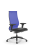 Кресло для руководителя Метта SynchroSit 10 B2-163D - T+Extra /Km00/Wm12/D02P(M24.B11.G19.W02) (Васильковый | Черный)
