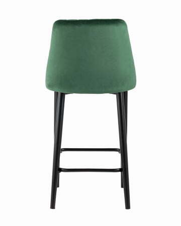 Стул полубарный Диего велюр зеленый (Стул полубарный Диего зеленый)
