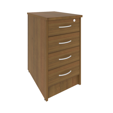 Тумба приставная с замком Riva А.ТП-4.1F-S 412x600x750 (Орех Гварнери)
