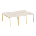 Рабочая станция на деревянных опорах Onix Wood OW.D.RS-6.0.8 2340x1635x750 (Тиквуд Светлый/Дуб Темный) Рабочая станция на деревянных опорах Onix Wood OW.D.RS-6.0.8 2340x1635x750 (Тиквуд Светлый/Дуб Темный)