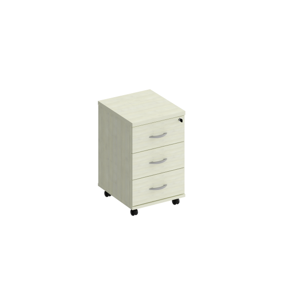 Тумба выкатная 3-х ящичная с центральным замком Комфорт КФ К.308 400x445x600 (Дуб шамони светлый) Тумба выкатная 3-х ящичная с центральным замком Комфорт КФ К.308 400x445x600 (Дуб шамони светлый)