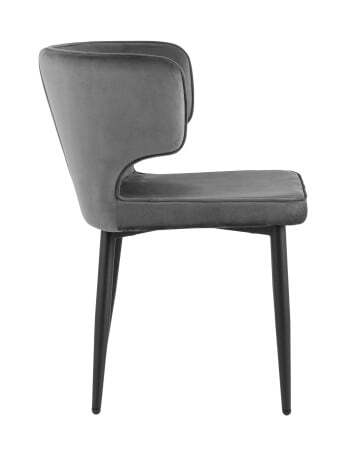 Стул Матео велюр серый (Стул Матео серый)