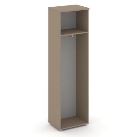 Гардероб узкий (левое исполнение) ES.GB-1 (L) (560х420х1977) (Латте/Капучино)