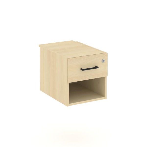 Тумба с 1 открытой нишей и 1 ящиком SN.TP-043 (343х607х356) (Акация Лорка)