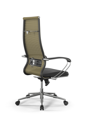 Кресло для руководителя Метта Sit 10 B1-163K - T+Extra /Km00/Wm12/K1cL(M09.B23.G18.W01) (Золотой | Черный)