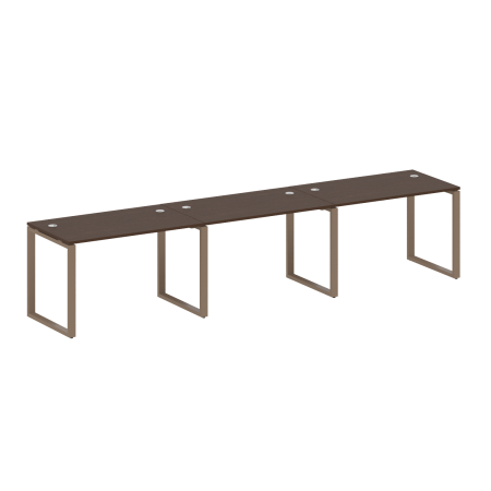 Рабочая станция Metal System Style БО.СМ-3.2 3600x720x750 (Венге Цаво/Мокко металл)
