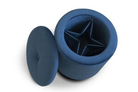 Пуф Round с ящиком для хранения (400x400x410) Аквамарин (Аквамарин) Пуф Round с ящиком для хранения (400x400x410) Аквамарин (Аквамарин)