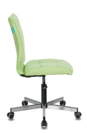 Кресло Бюрократ CH-330M/VELV81 светло-салатовый Velvet 81 крестовина металл (Компьютерное кресло CH-330M светло-салатовый)