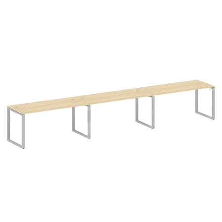 Рабочая станция Metal System Style БО.СМ-3.4 4800x720x750 (Акация/Серый металл)