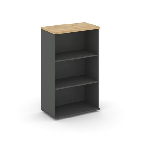 Тумба опорная/приставная SN.TOP-052 (700х400х1150) (Антрацит/Тиквуд Светлый)