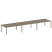 Переговорный стол 3 столешницы Metal System Style БП.ПРГ-3.5 5400x1235x750 (Дуб Наварра/Мокко металл) Переговорный стол 3 столешницы Metal System Style БП.ПРГ-3.5 5400x1235x750 (Дуб Наварра/Мокко металл)