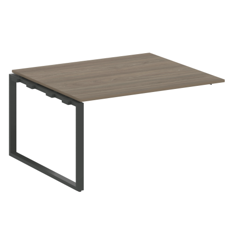 Проходной наборный элемент переговорного стола Metal System Style БО.ППРГ-3 1400x1235x750 (Вяз/Антрацит металл)