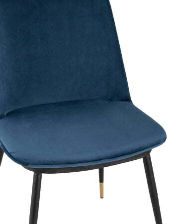 Стул Мелисса велюр синий (Стул Мелисса синий)