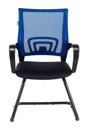 Кресло CH-695N-AV синий TW-05 сиденье черный TW-11 сетка/ткань полозья металл черный (Синий) Кресло CH-695N-AV синий TW-05 сиденье черный TW-11 сетка/ткань полозья металл черный (Синий)