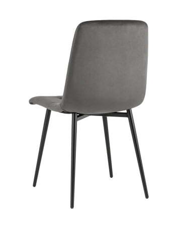 Стул Одди велюр тёмно-серый (Стул Одди темно-серый)
