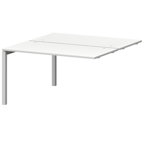 Модуль двойной универсальный на металлокаркасе Смарт СМС2-П-10К.149Э.Пр50 1000x1496x750 (Белый/Белый)