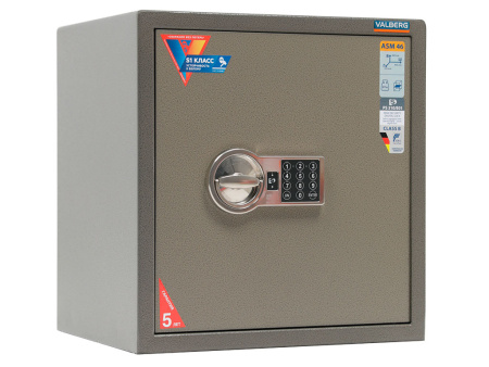 Мебельный сейф VALBERG ASM 46 EL (Коричневый)