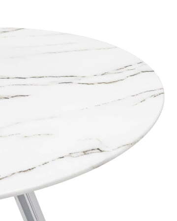 Стол обеденный Хьюстон D100 белый стеклянный (Стол обеденный Хьюстон белый) Стол обеденный Хьюстон D100 белый стеклянный (Стол обеденный Хьюстон белый)