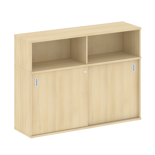 Шкаф-купе приставной Metal System Style Б.ШК-2 Т 1475x410x1098 (Акация Лорка)