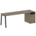 Рабочая станция Metal System Style БА.РС-СТП-1.5 2212x720x750 (Дуб Наварра/Серый металл) Рабочая станция Metal System Style БА.РС-СТП-1.5 2212x720x750 (Дуб Наварра/Серый металл)