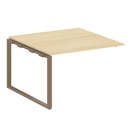 Проходной наборный элемент переговорного стола Metal System Style БО.ППРГ-2 1200x1235x750 (Акация/Мокко металл)