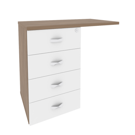 Тумба приставная универсальная л/пр Onix O.TPU-4 842x460x750 (Дуб Аризона) Тумба приставная универсальная л/пр Onix O.TPU-4 842x460x750 (Дуб Аризона)