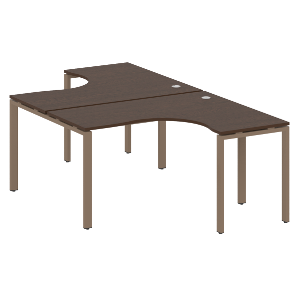 Рабочая станция криволинейная Metal System Style БП.РАС-СА-2.3 1400x2435x750 (Венге Цаво/Мокко металл) Рабочая станция криволинейная Metal System Style БП.РАС-СА-2.3 1400x2435x750 (Венге Цаво/Мокко металл)