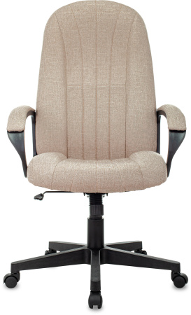 Кресло руководителя T-898 бежевый 38-402 крестов. пластик (Бежевый) Кресло руководителя T-898 бежевый 38-402 крестов. пластик (Бежевый)