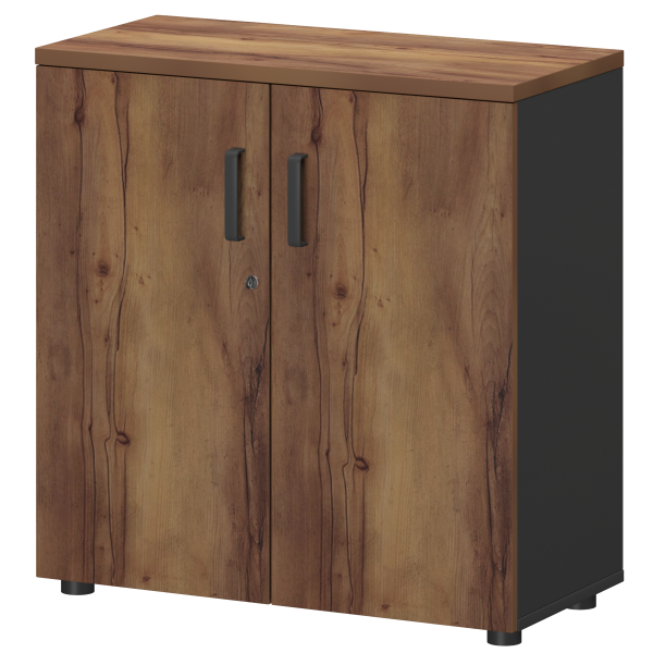 Шкаф Смарт СМШ-28Д Тип2 792x380x1214 (Графит/Таксония)