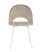 Стул Меган велюр бежевый белые ножки (Стул Меган бежевый)