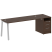 Рабочая станция Metal System Style БА.РС-СТП-1.5 2212x720x750 (Дуб Наварра/Серый металл) Рабочая станция Metal System Style БА.РС-СТП-1.5 2212x720x750 (Дуб Наварра/Серый металл)
