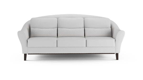 Диван 3-местный раскладной Monreal (2510x1050x1000) Молочный (Молочный)