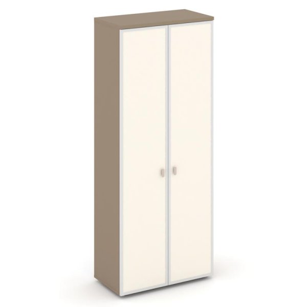 Шкаф высокий широкий ES.ST-1.10R I (800х420х1977) (Латте/Лакобель ivory) Шкаф высокий широкий ES.ST-1.10R I (800х420х1977) (Латте/Лакобель ivory)