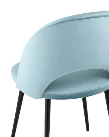 Стул Меган велюр пыльно-голубой (Стул Меган пыльно-голубой)
