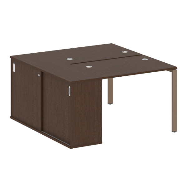 Рабочая станция с опорным шкафом-купе Metal System Style БП.РС-СШК-1.1 1410x1475x750 (Венге Цаво/Мокко металл) Рабочая станция с опорным шкафом-купе Metal System Style БП.РС-СШК-1.1 1410x1475x750 (Венге Цаво/Мокко металл)