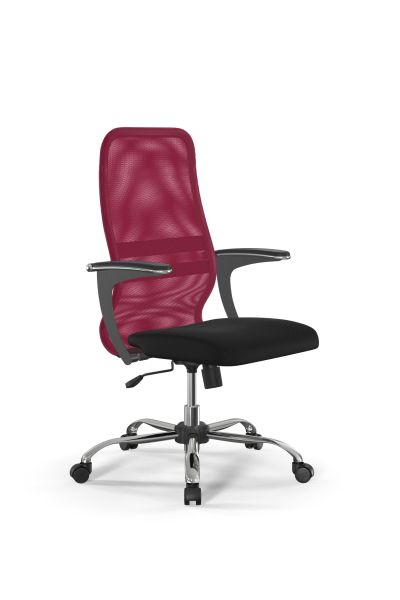 Кресло для руководителя Метта Sit 8 B2-8U - X1+UMF(X1) /Uh00/Wh00/U1mL-b(M09.B21.G20.W01) (Красный | Черный) Кресло для руководителя Метта Sit 8 B2-8U - X1+UMF(X1) /Uh00/Wh00/U1mL-b(M09.B21.G20.W01) (Красный | Черный)