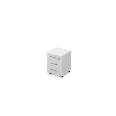 Тумба подкатная Gloss line 9НТ.004 450x450x600 (Белый премиум)
