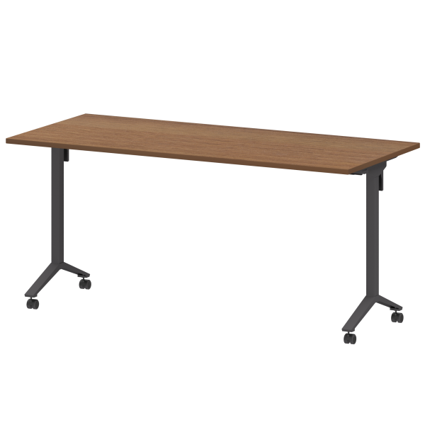 Стол мобильный складной Моби МБ22-160.70 1600x700x750 (Орех/Антрацит)