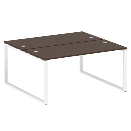 Рабочая станция Metal System Style БО.РАС-СП-2.4 1600x1475x750 (Венге Цаво/Белый металл)