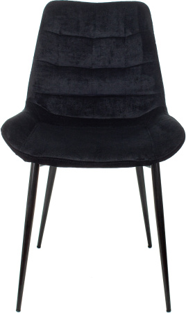 Стул для кухни KF-6_2 комплект 2шт черный Light 20 металл черный на ножках (KF-6/LT20_2) (Черный)